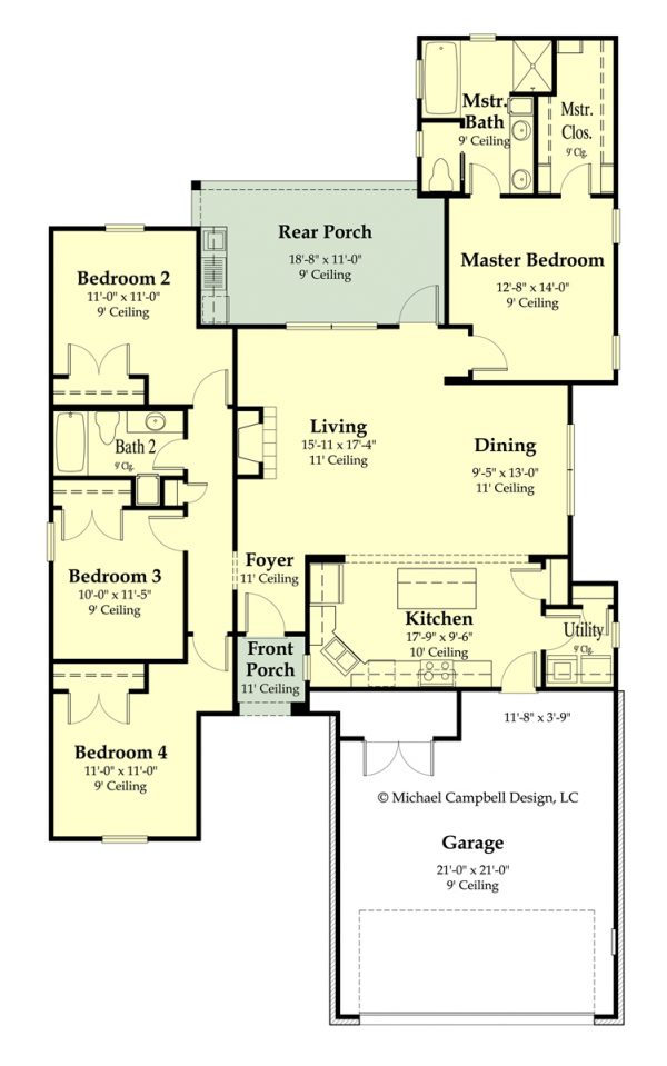 Plan 1689-45 - Delta Southern House Plans