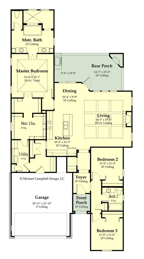 Plan 1958-45 - Delta Southern House Plans